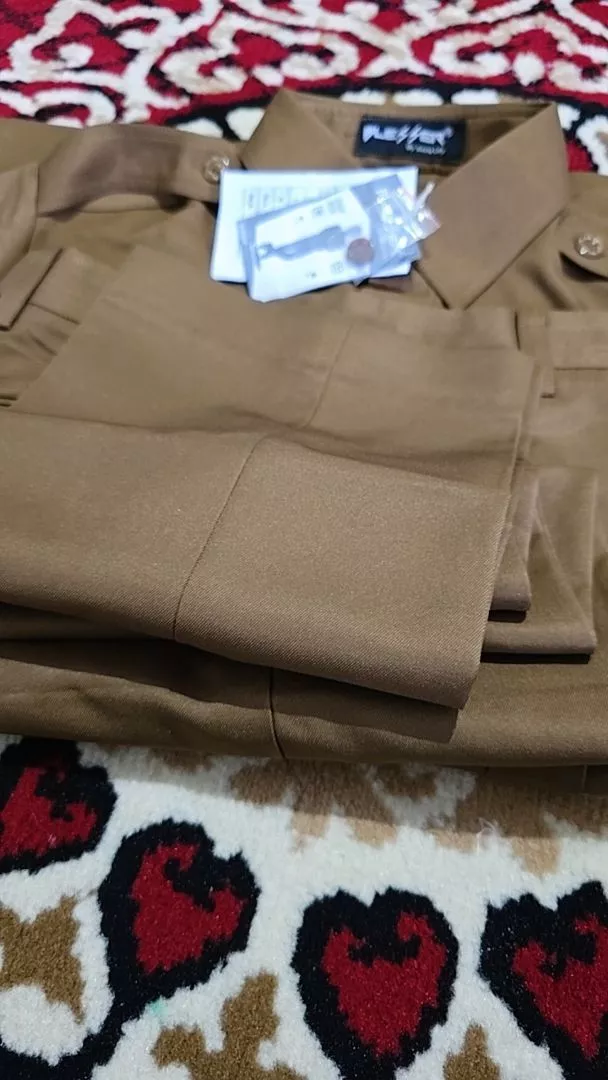 Seragam PNS Pria Cokelat Khaki Premium Nyaman - Foto ulasan pembeli