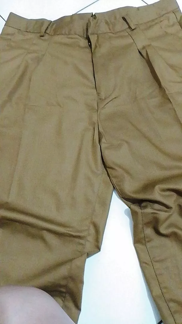 Seragam PNS Pria Cokelat Khaki Premium Nyaman - Foto ulasan pembeli
