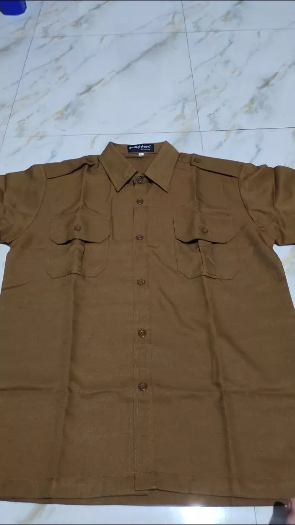 Seragam PNS Pria Cokelat Khaki Premium Nyaman - Foto ulasan pembeli