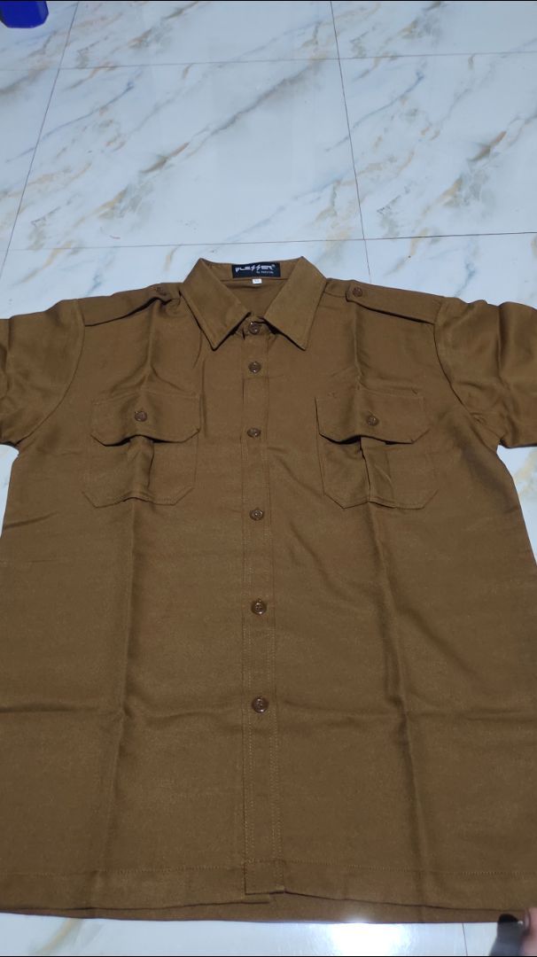 Seragam PNS Pria Cokelat Khaki Premium Nyaman - Foto ulasan pembeli