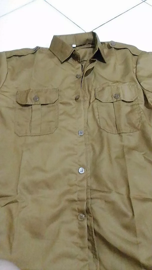 Seragam PNS Pria Cokelat Khaki Premium Nyaman - Foto ulasan pembeli