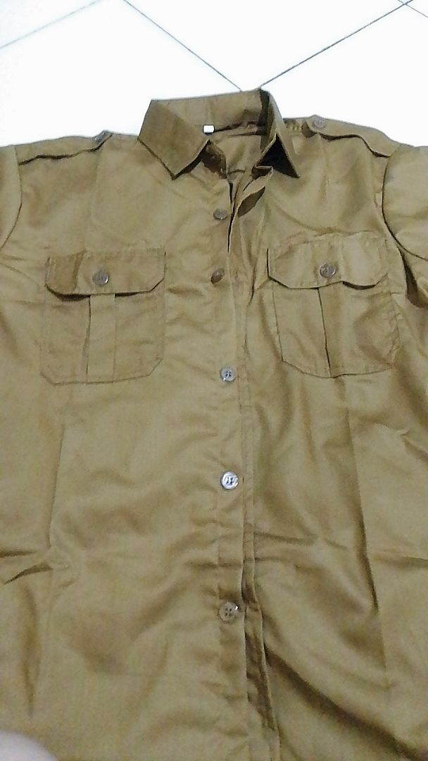 Seragam PNS Pria Cokelat Khaki Premium Nyaman - Foto ulasan pembeli