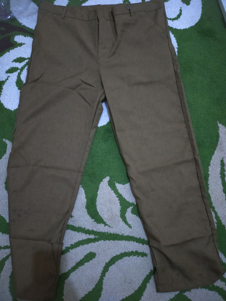 Seragam PNS Pria Khaki Setelan Baju Dinas Pemda - Foto ulasan pembeli