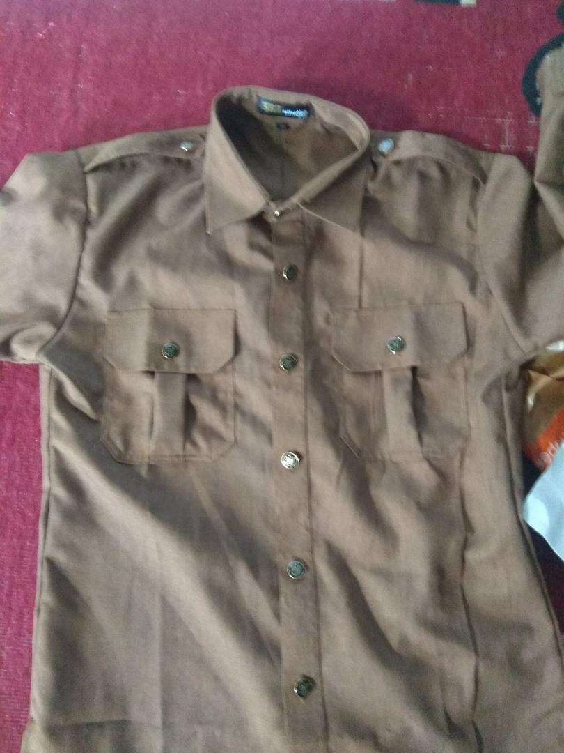 Seragam PNS Pria Pemda Coklat Khaki Setelan Dinas Lengan Pendek - foto 6 dari 10, luthfiafdilazis