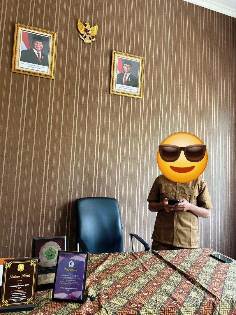 Seragam PNS Pria Pemda Coklat Khaki Setelan Dinas Lengan Pendek - Foto ulasan pembeli