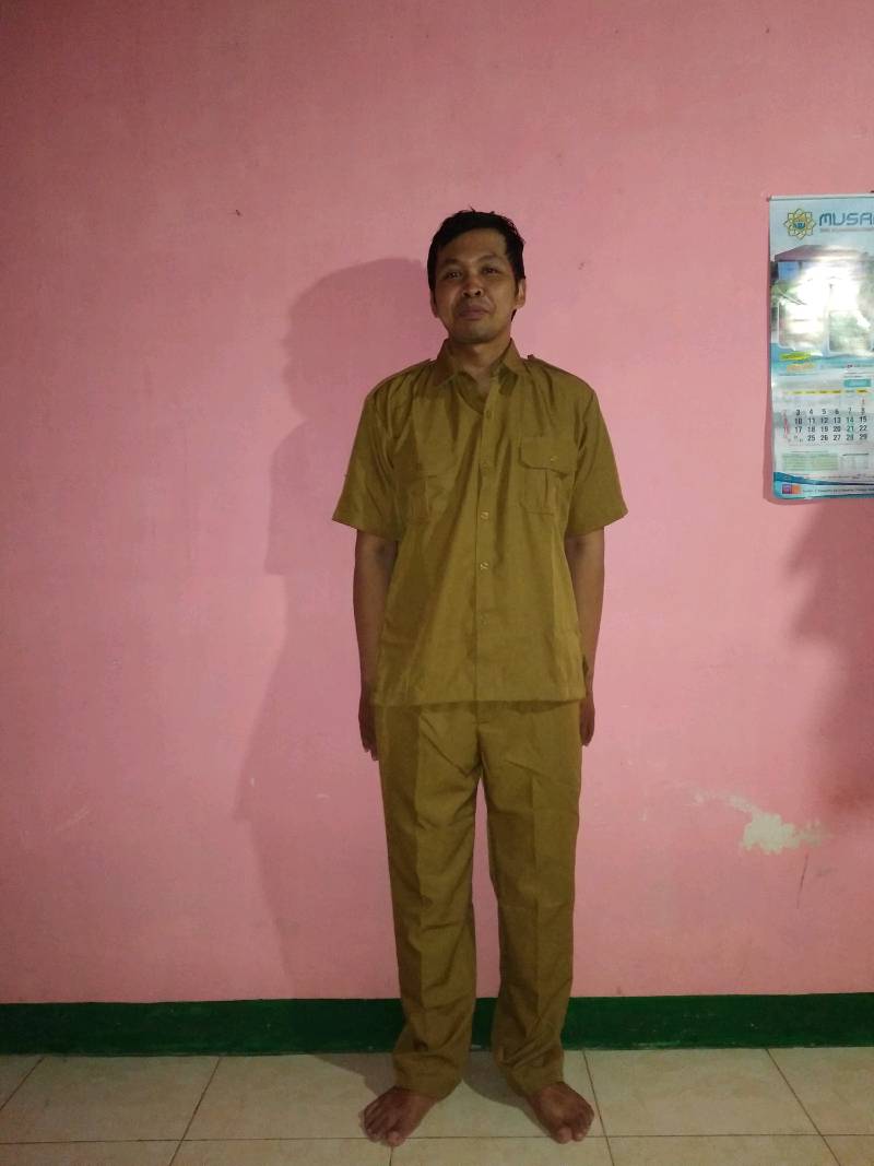 Seragam PNS Pria Pemda Coklat Khaki Setelan Dinas Lengan Pendek - Foto ulasan pembeli