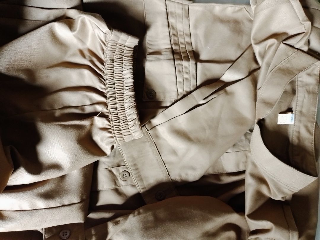 Seragam PNS Wanita Khaki Bahan Toyobo Setelan Rok PDH - Baju Pemda ASN - Foto ulasan pembeli