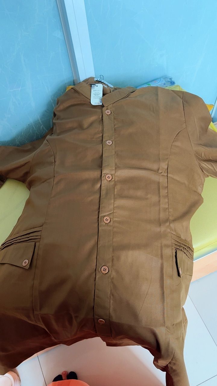 Seragam PNS Wanita Khaki Bahan Toyobo Setelan Rok PDH - Baju Pemda ASN - Foto ulasan pembeli