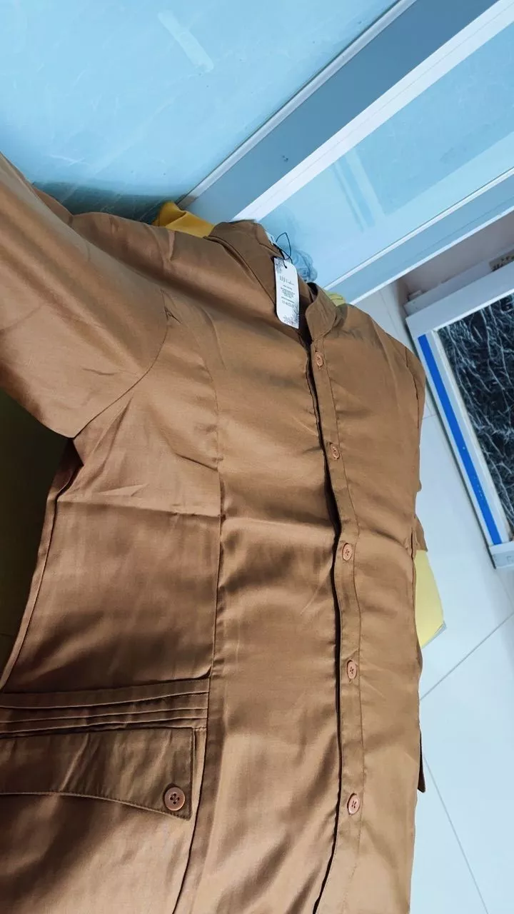 Seragam PNS Wanita Khaki Bahan Toyobo Setelan Rok PDH - Baju Pemda ASN - Foto ulasan pembeli