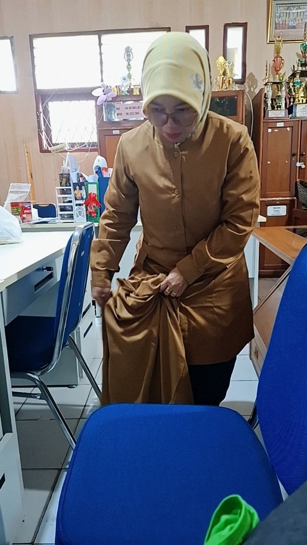 Seragam PNS Wanita Khaki Bahan Toyobo Setelan Rok PDH - Baju Pemda ASN - Foto ulasan pembeli