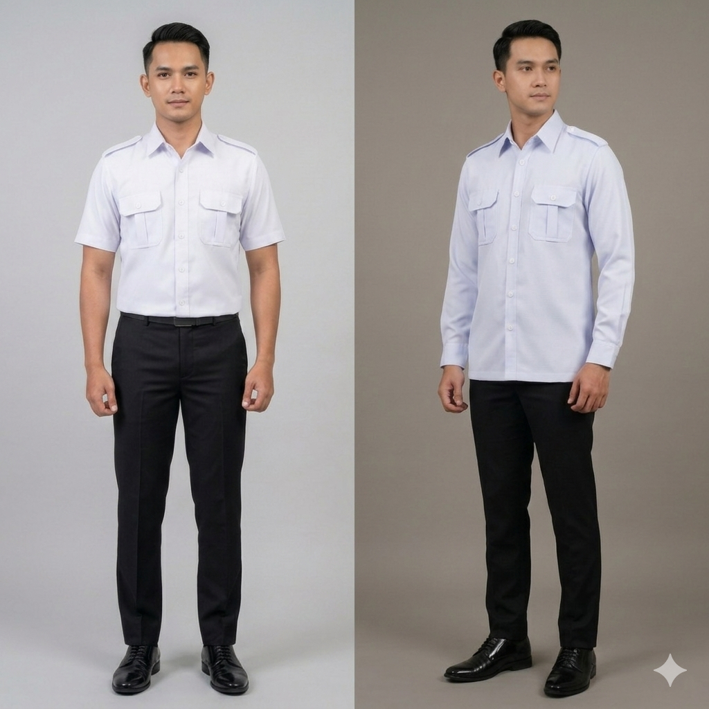 Seragam Pria PDH Semi Woll Khaki Premium Setelan - foto 6 dari 10, fillestar