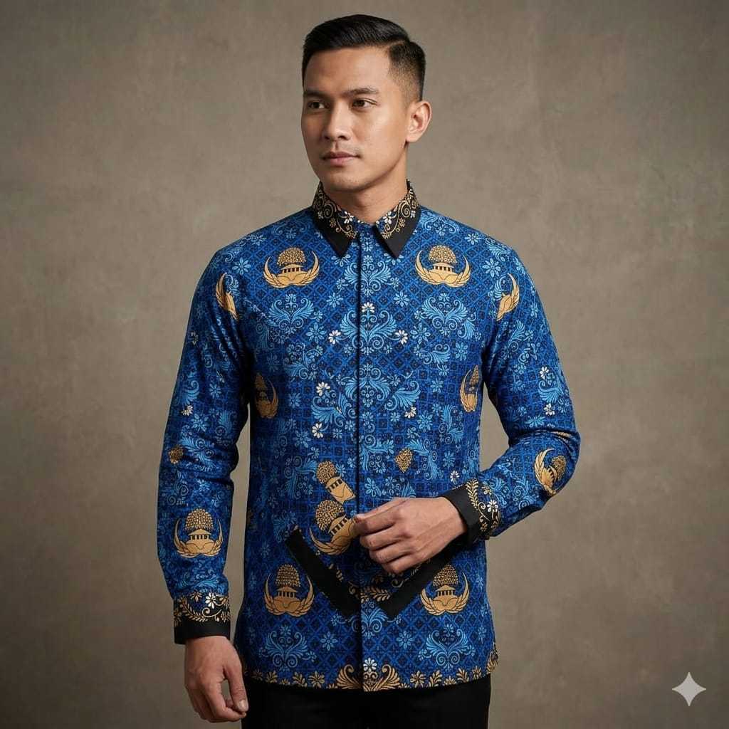 Seragam Pria PDH Semi Woll Khaki Premium Setelan - foto 7 dari 10, fillestar