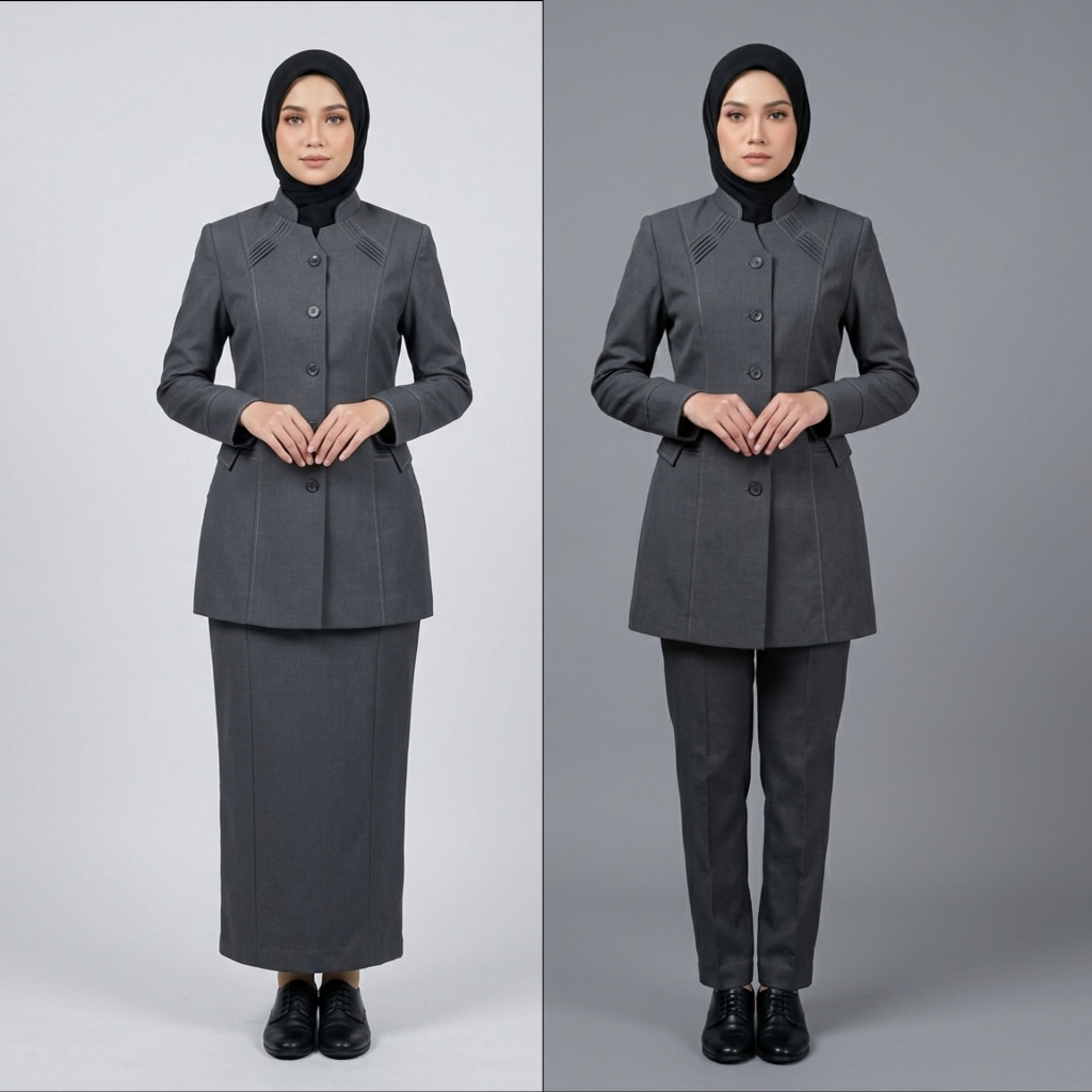 Seragam Pria PDH Semi Woll Khaki Premium Setelan - foto 10 dari 10, fillestar