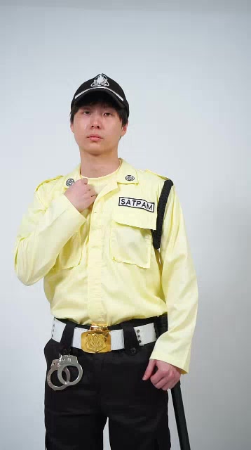 Seragam Satpam Krem Terbaru Fullset Adem Nyaman - foto 10 dari 10, abd.wahidin
