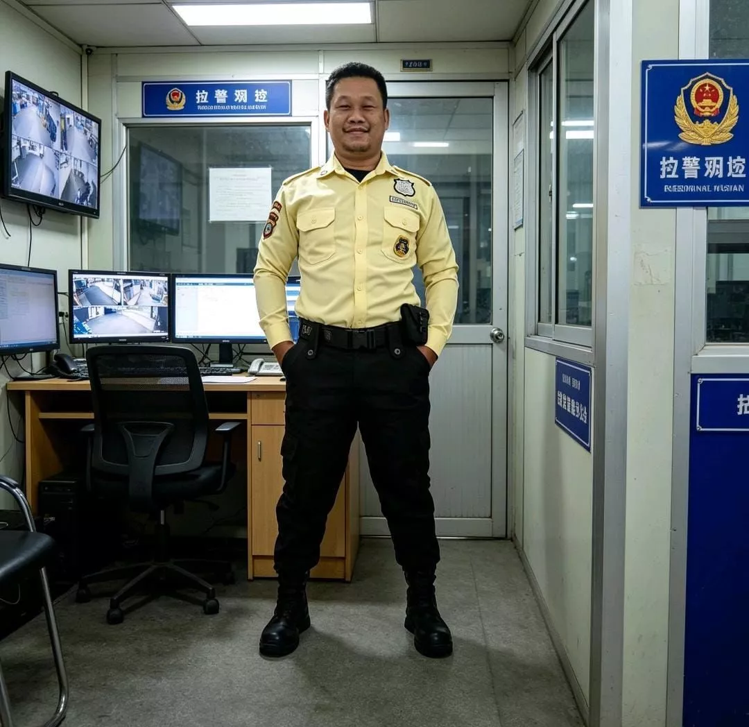 Seragam Satpam Krem Terbaru Fullset Adem Nyaman - Foto ulasan pembeli