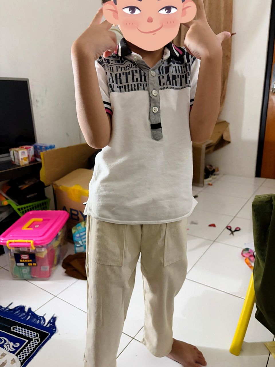 Shakastyle Celana Anak Corduroy Premium Unisex - Foto ulasan pembeli