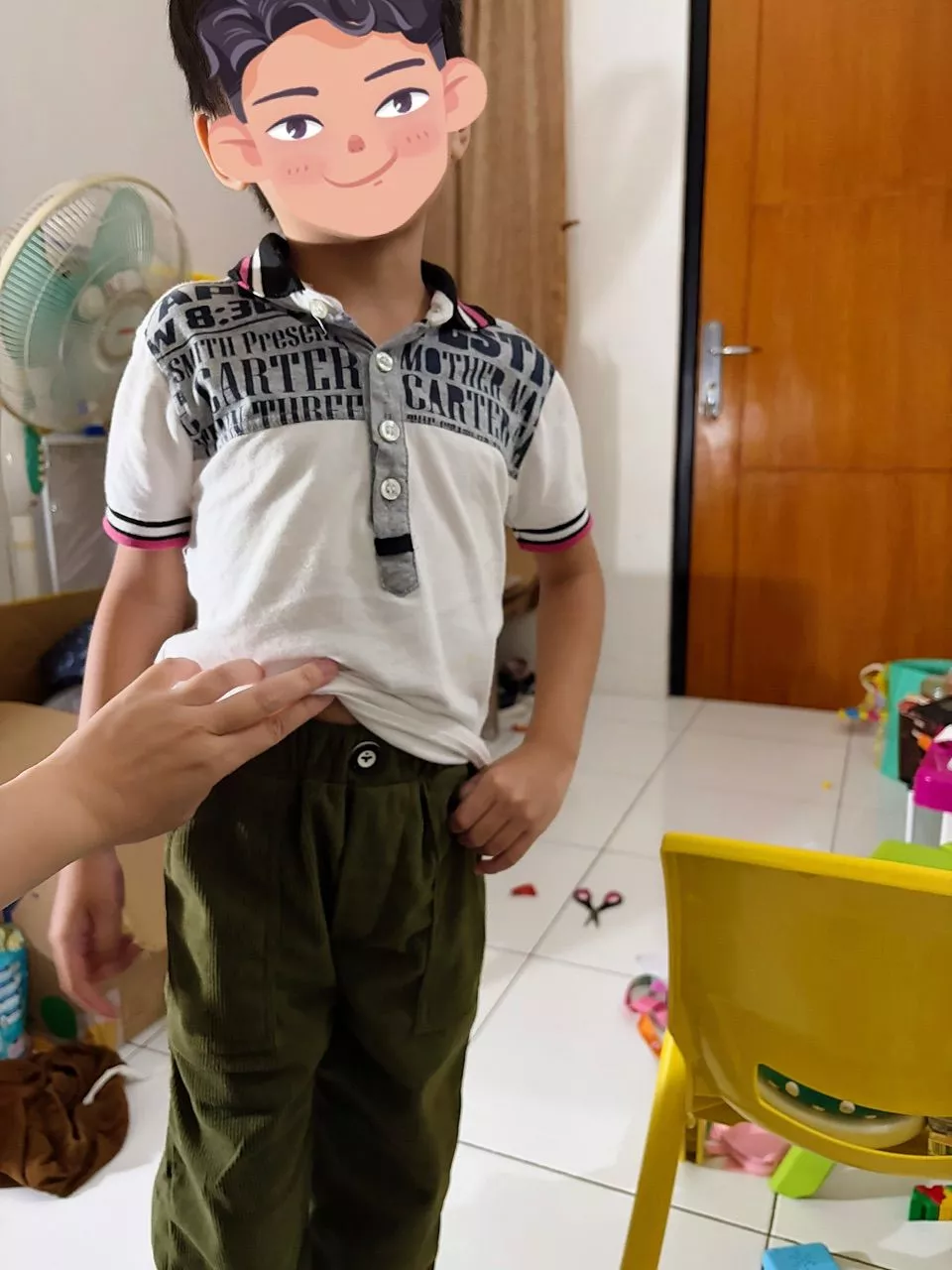 Shakastyle Celana Anak Corduroy Premium Unisex - Foto ulasan pembeli