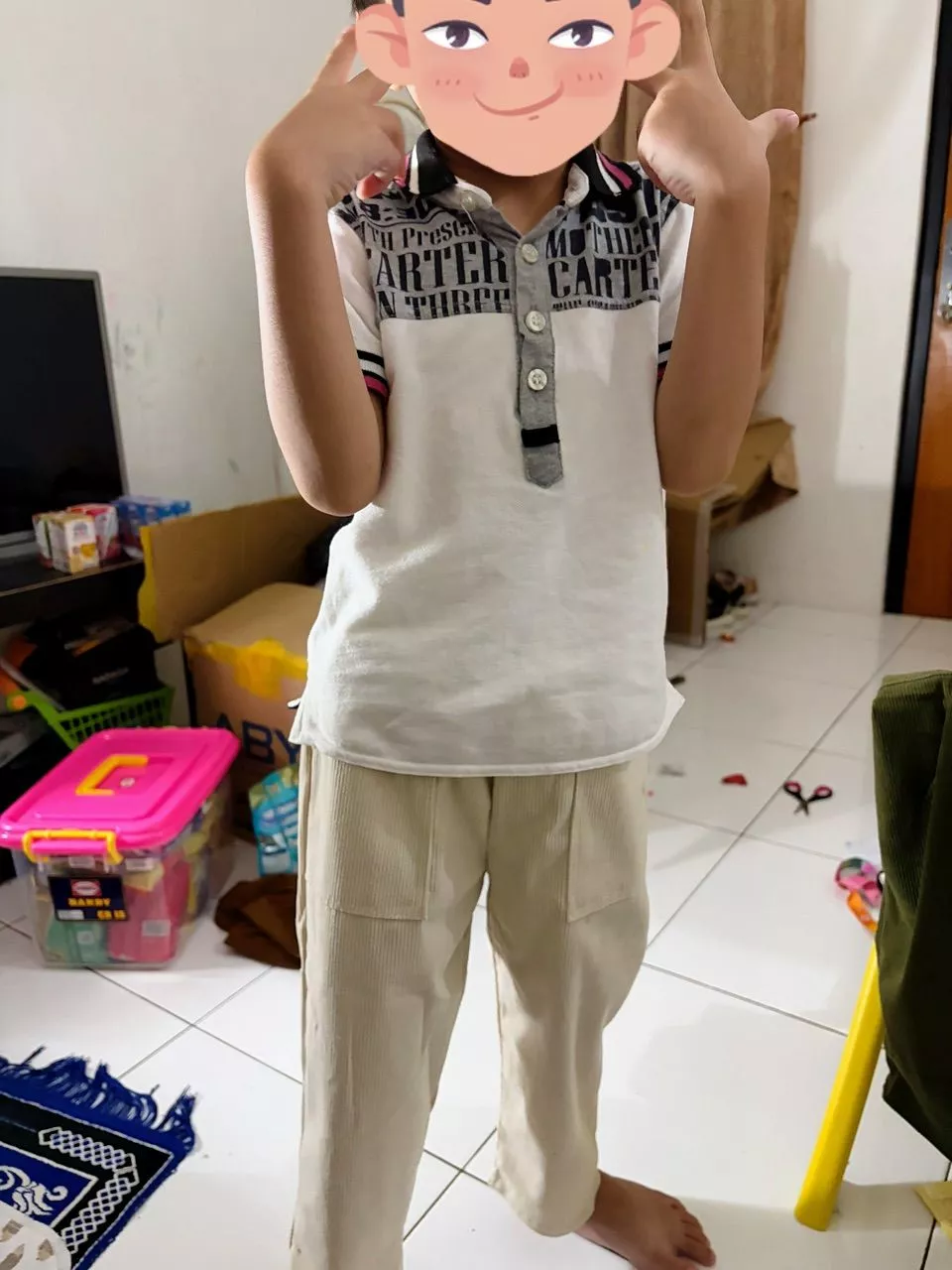 Shakastyle Celana Anak Corduroy Premium Unisex - Foto ulasan pembeli