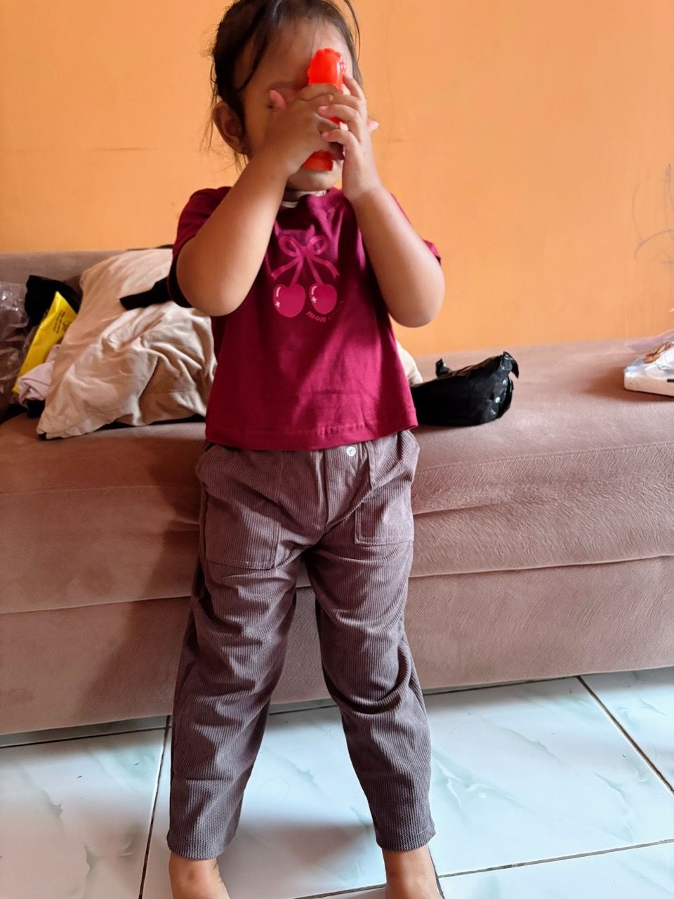Shakastyle Celana Anak Corduroy Premium Unisex - Foto ulasan pembeli