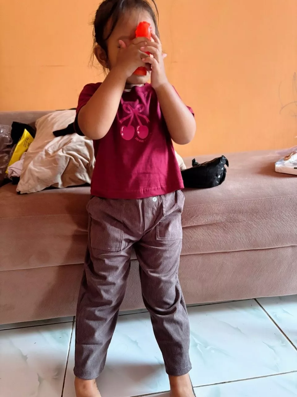 Shakastyle Celana Anak Corduroy Premium Unisex - Foto ulasan pembeli