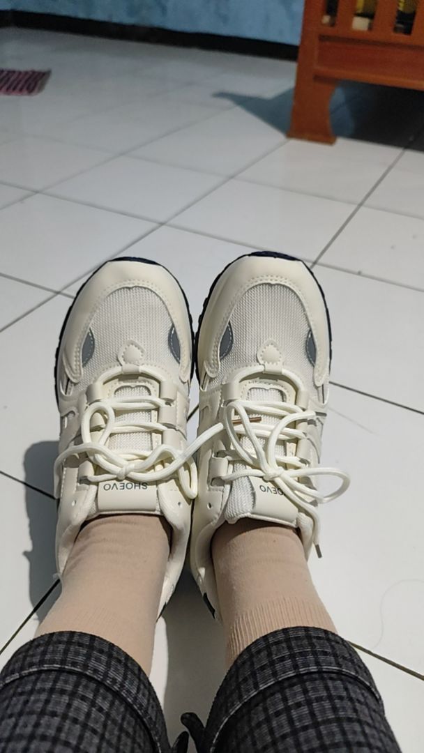 SHOEVO Sneakers Nyaman Chic untuk Wanita Sepatu Shoes Wanita Bernapas Bergaya Dalam ST076 - foto 6 dari 10, mrymm06_
