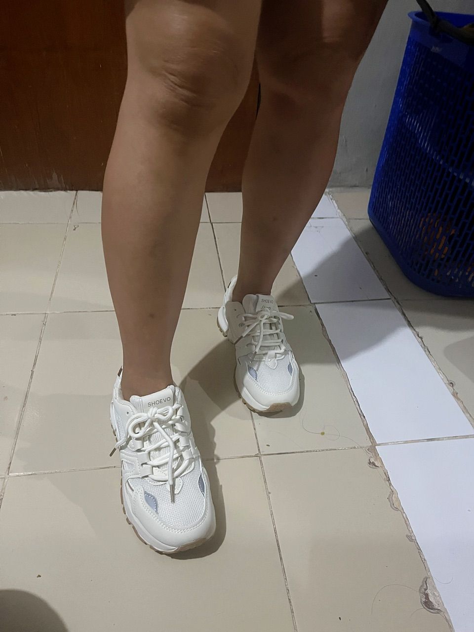 SHOEVO Sneakers Nyaman Chic untuk Wanita Sepatu Shoes Wanita Bernapas Bergaya Dalam ST076 - Buyer review photo