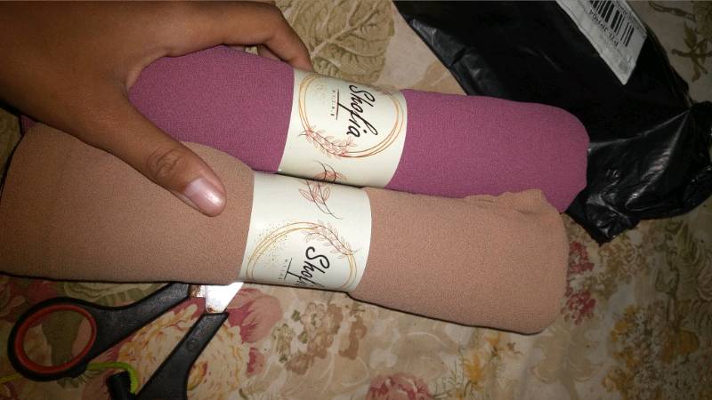 Shofia Hijab Pashmina Ceruty Babydoll Lembut - Foto ulasan pembeli