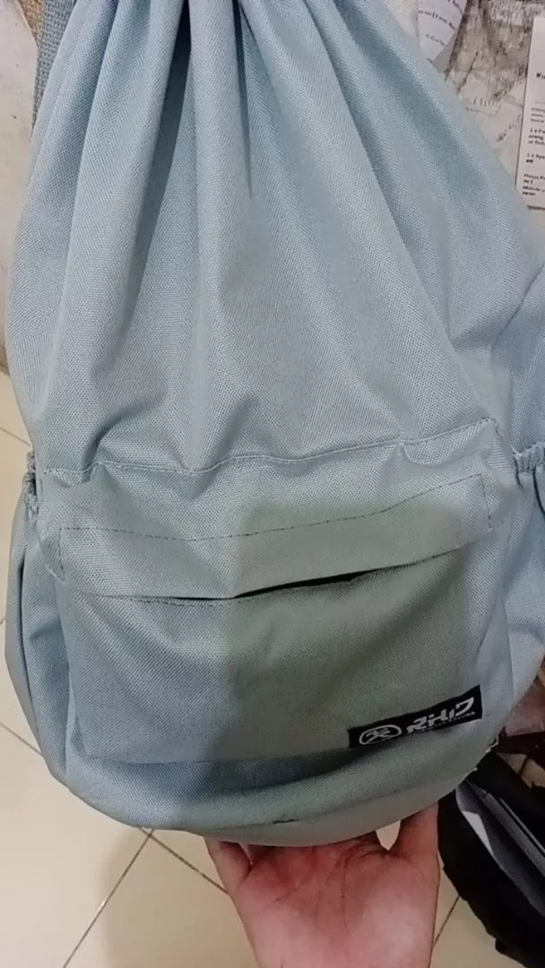 SKYPATH - Tas Ransel Serut Unisex Botol minum Anti Air Cordura - Foto ulasan pembeli