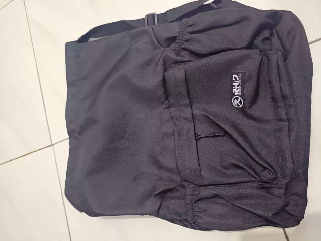SKYPATH - Tas Ransel Serut Unisex Botol minum Anti Air Cordura - Foto ulasan pembeli