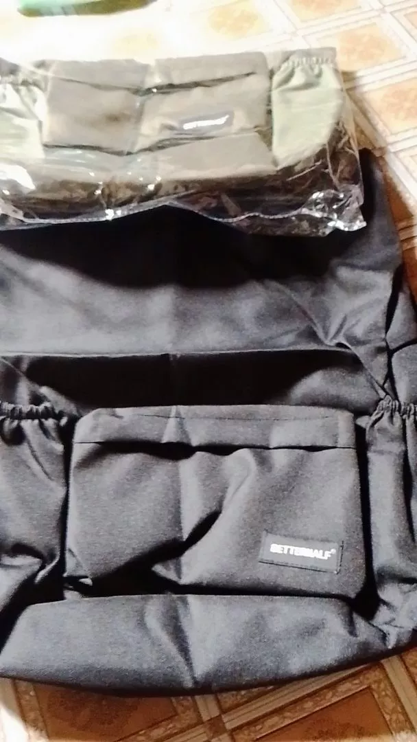 SKYPATH - Tas Ransel Serut Unisex Botol minum Anti Air Cordura - Foto ulasan pembeli