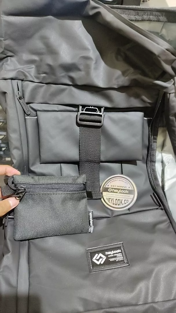 Sling Pouch KYOTO Pouch Mini Wallet Dompet Kartu Neckbag Dompet Coin Sling Bag Pouch Mini - Foto ulasan pembeli