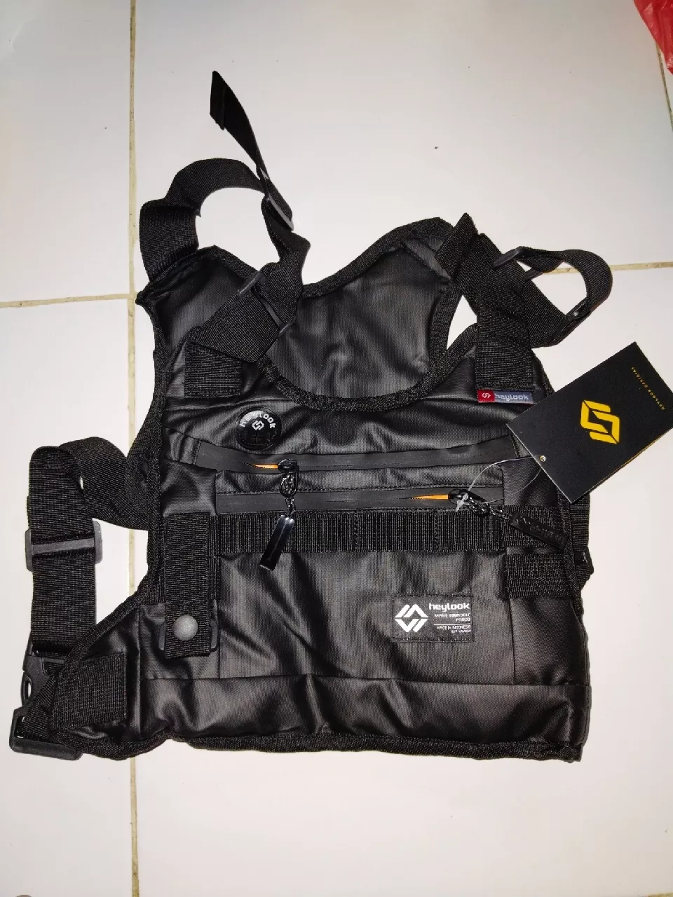 Sling Pouch KYOTO Pouch Mini Wallet Dompet Kartu Neckbag Dompet Coin Sling Bag Pouch Mini - Foto ulasan pembeli
