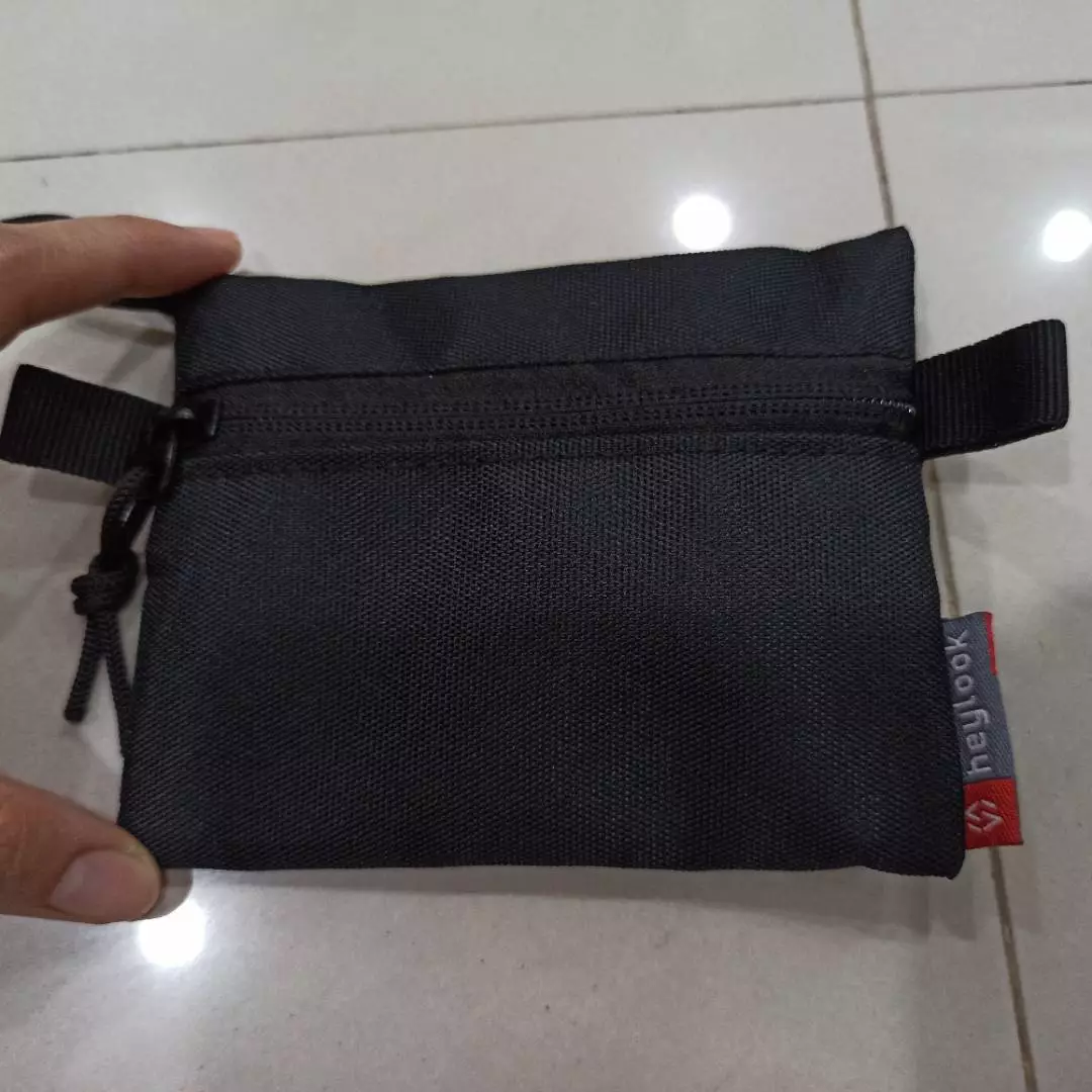 Sling Pouch KYOTO Pouch Mini Wallet Dompet Kartu Neckbag Dompet Coin Sling Bag Pouch Mini - Foto ulasan pembeli