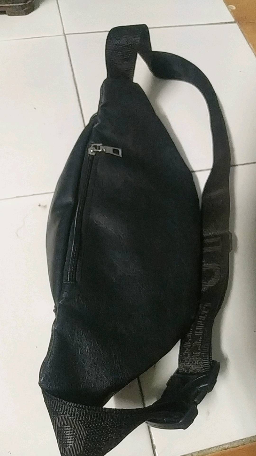 Polo Amstar Compact Waistbag Pria Multifungsi Kulit - Foto ulasan pembeli