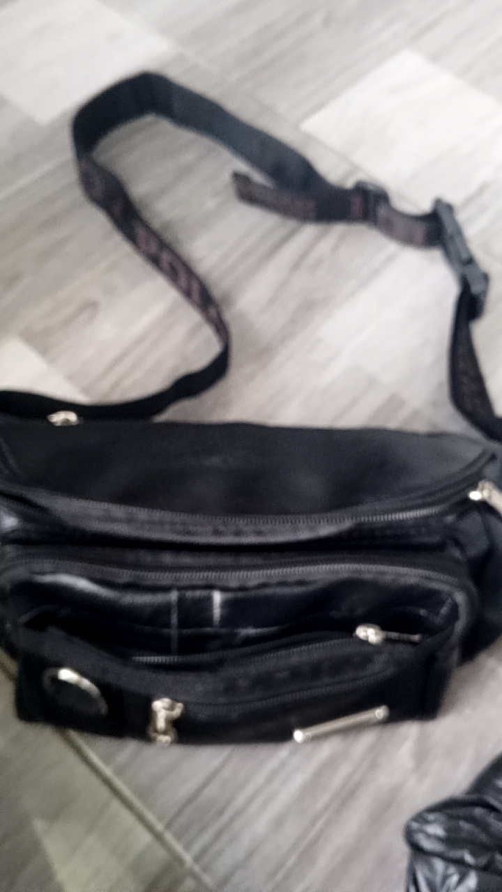 Polo Amstar Compact Waistbag Pria Multifungsi Kulit - Foto ulasan pembeli