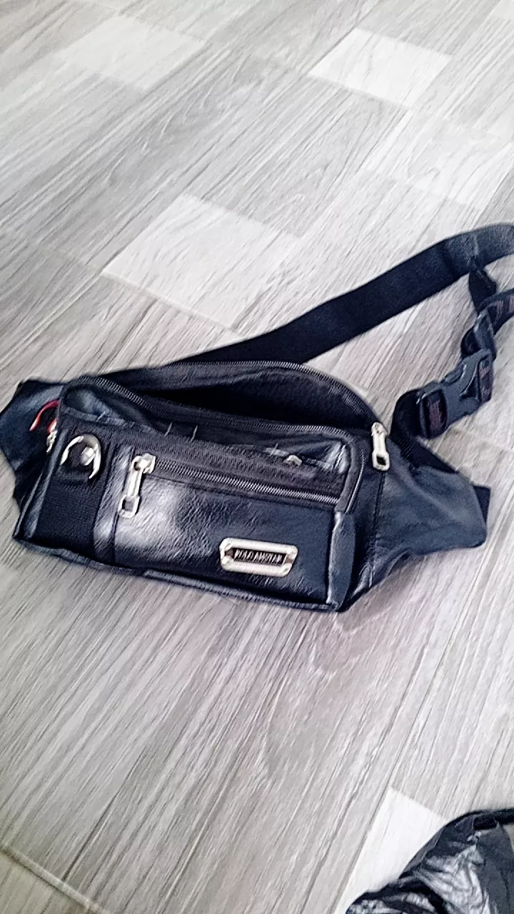 Polo Amstar Compact Waistbag Pria Multifungsi Kulit - Foto ulasan pembeli