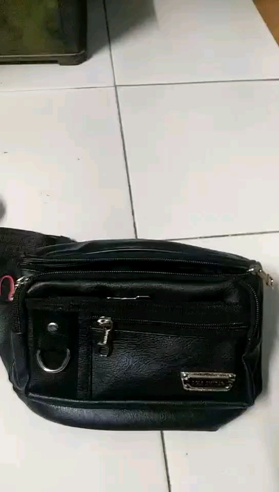 Polo Amstar Compact Waistbag Pria Multifungsi Kulit - Foto ulasan pembeli