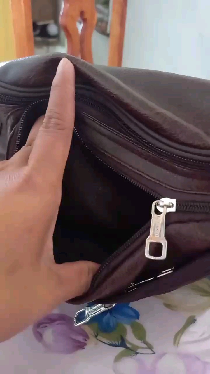 Polo Amstar Compact Waistbag Pria Multifungsi Kulit - Foto ulasan pembeli