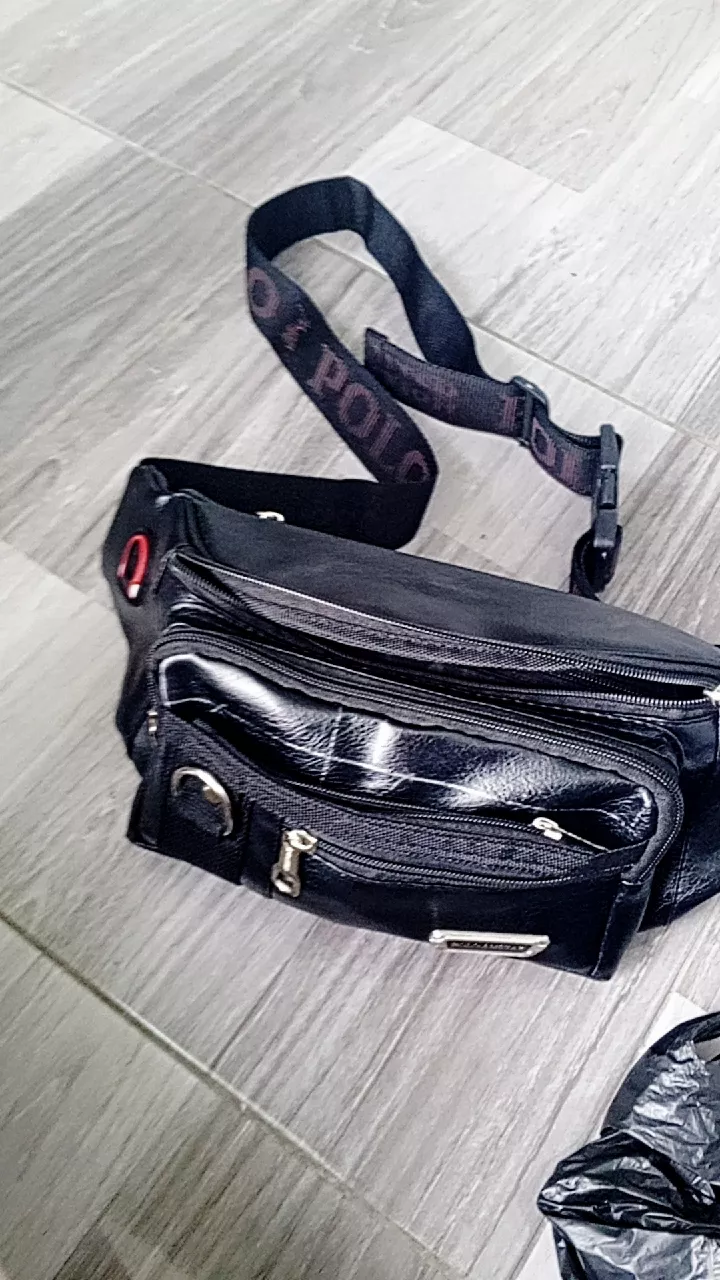 Polo Amstar Compact Waistbag Pria Multifungsi Kulit - Foto ulasan pembeli