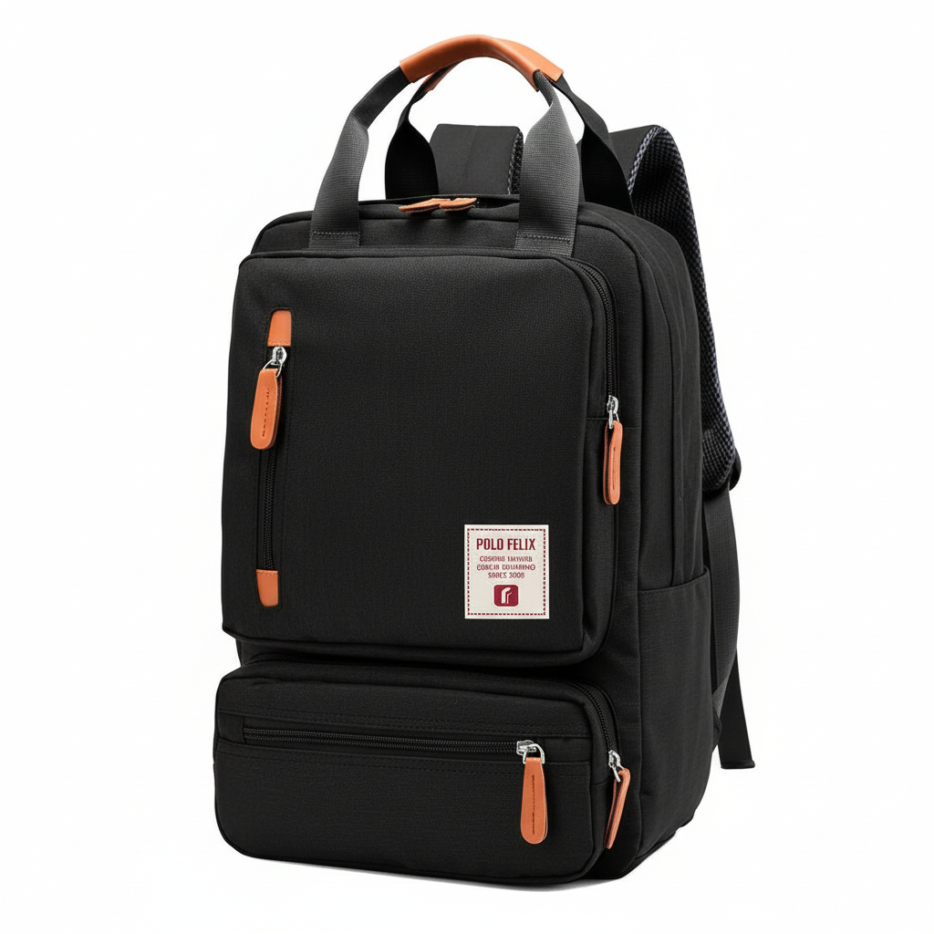 POLO FELIX - Tas Ransel Unisex Kapasitas Besar Slot Laptop 15inch - foto 3 dari 10, chi.khn7