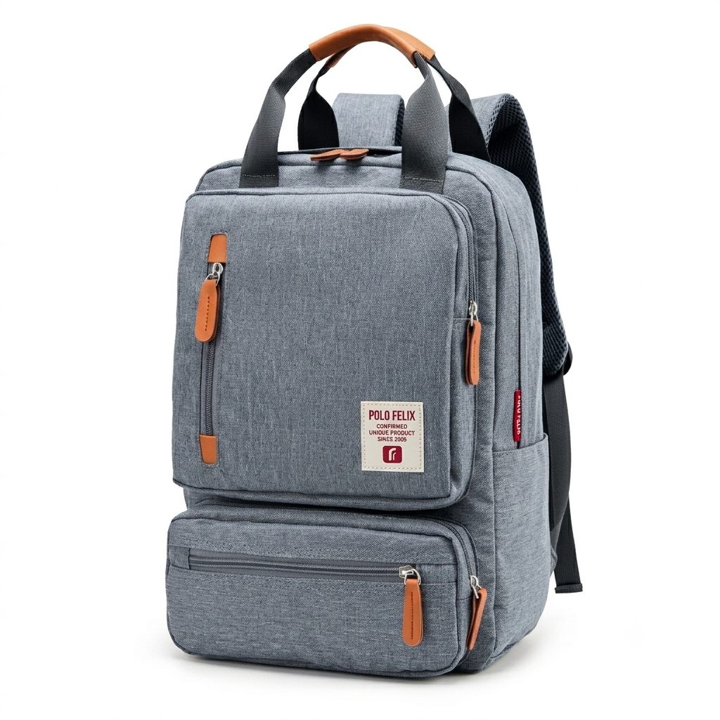 POLO FELIX - Tas Ransel Unisex Kapasitas Besar Slot Laptop 15inch - foto 4 dari 10, chi.khn7