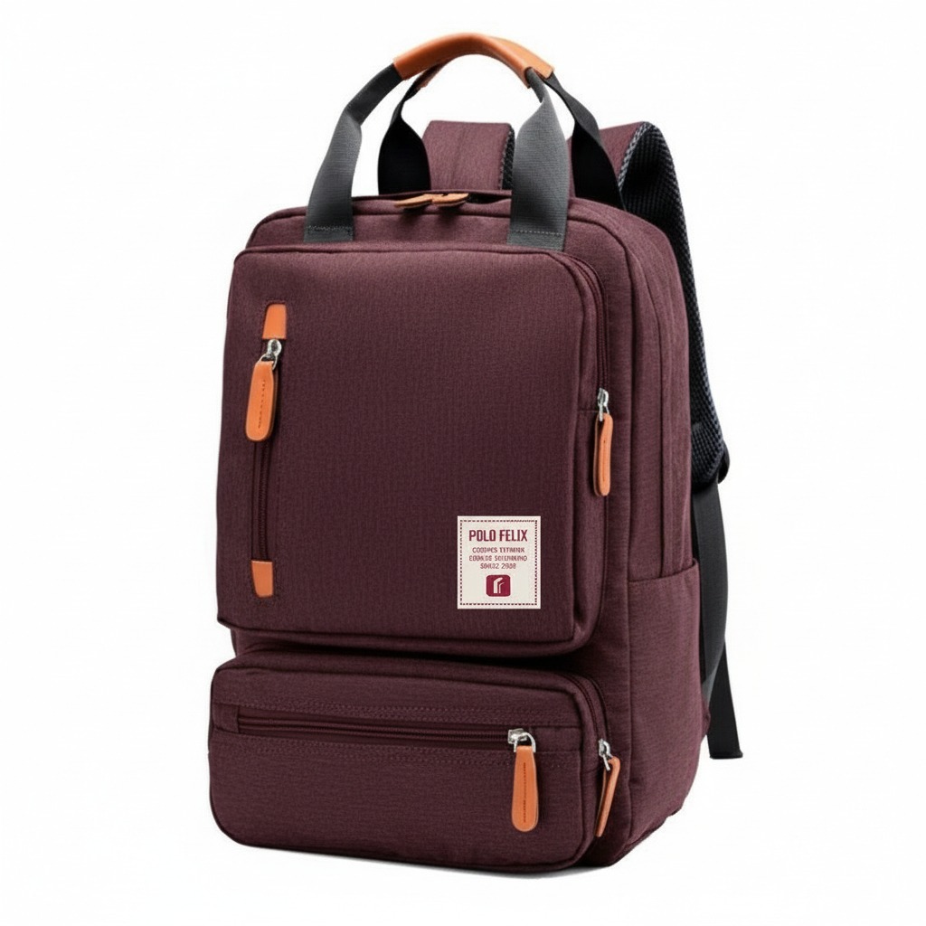 POLO FELIX - Tas Ransel Unisex Kapasitas Besar Slot Laptop 15inch - foto 5 dari 10, chi.khn7