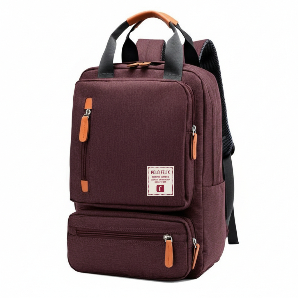 POLO FELIX - Tas Ransel Unisex Kapasitas Besar Slot Laptop 15inch - foto 10 dari 10, chi.khn7