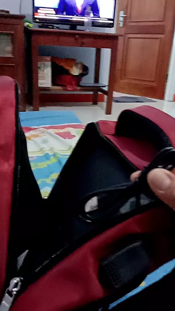 Polo Hiero Tas Ransel Laptop Polo Hiero 71003 (Free Rain Cover+USB Extension) - Foto ulasan pembeli