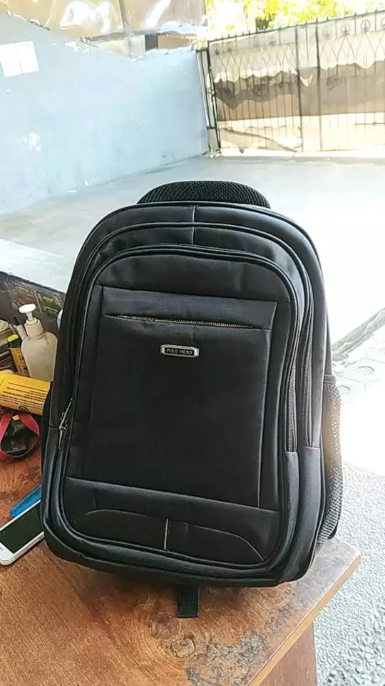 Polo Hiero Tas Ransel Laptop Polo Hiero 71003 (Free Rain Cover+USB Extension) - Foto ulasan pembeli