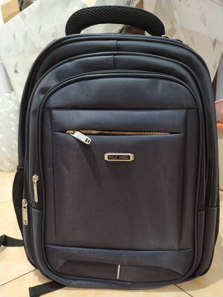 Polo Hiero Tas Ransel Laptop Polo Hiero 71003 (Free Rain Cover+USB Extension) - Foto ulasan pembeli