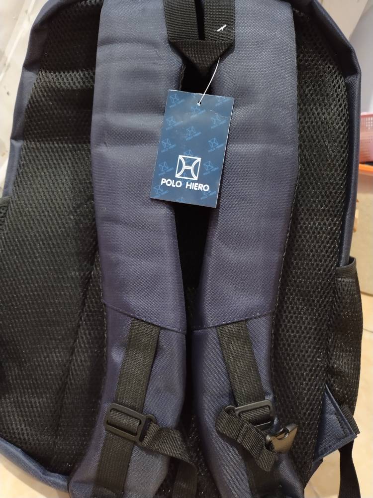 Polo Hiero Tas Ransel Laptop Polo Hiero 71003 (Free Rain Cover+USB Extension) - Foto ulasan pembeli