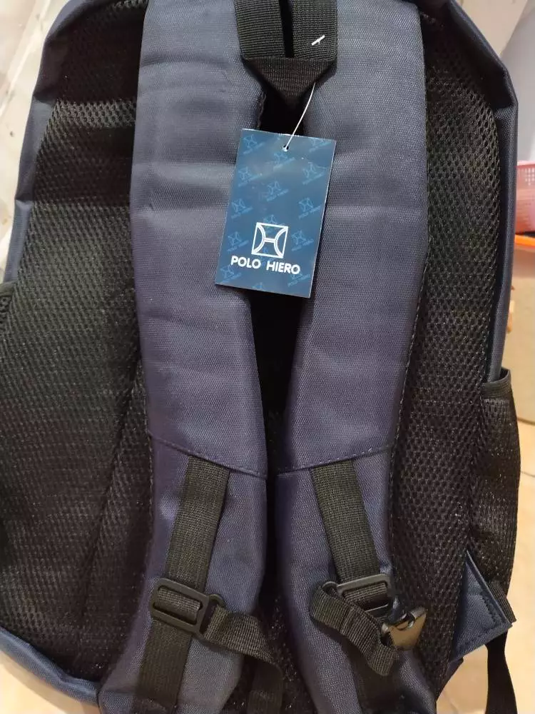 Polo Hiero Tas Ransel Laptop Polo Hiero 71003 (Free Rain Cover+USB Extension) - Foto ulasan pembeli