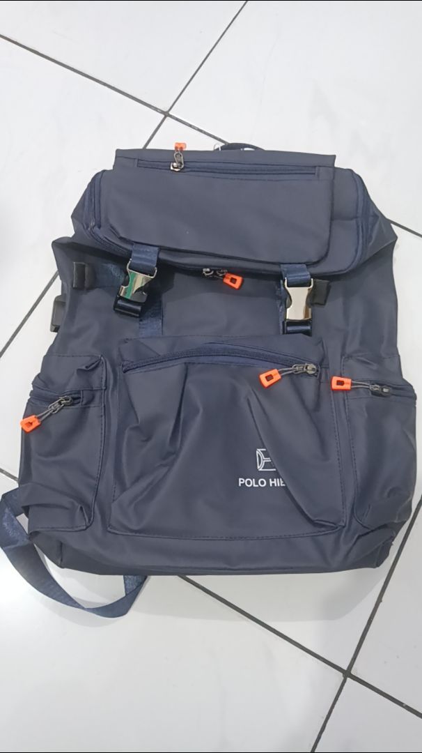 POLO HIERO Tas Ransel Polo Hiero 5611 Tas Backpack Serut Pria - Foto ulasan pembeli