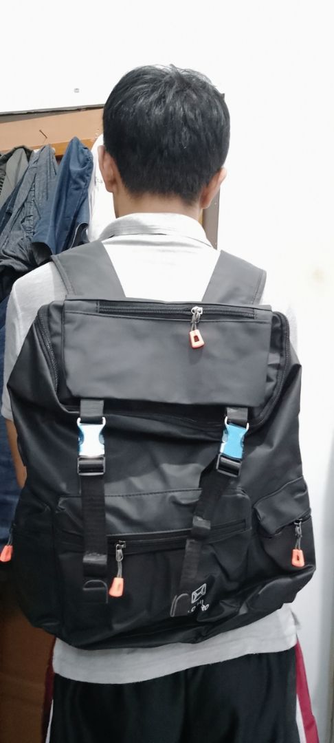 POLO HIERO Tas Ransel Polo Hiero 5611 Tas Backpack Serut Pria - Foto ulasan pembeli